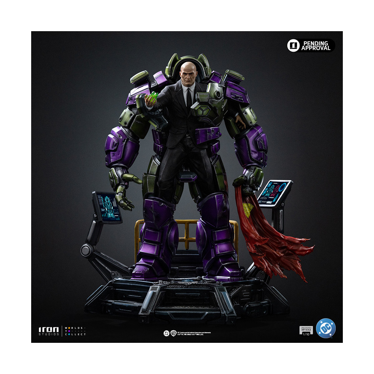 Iron Studios - DC Comics Superman - Lex Luthor Unleashed Art Scale 1/10
