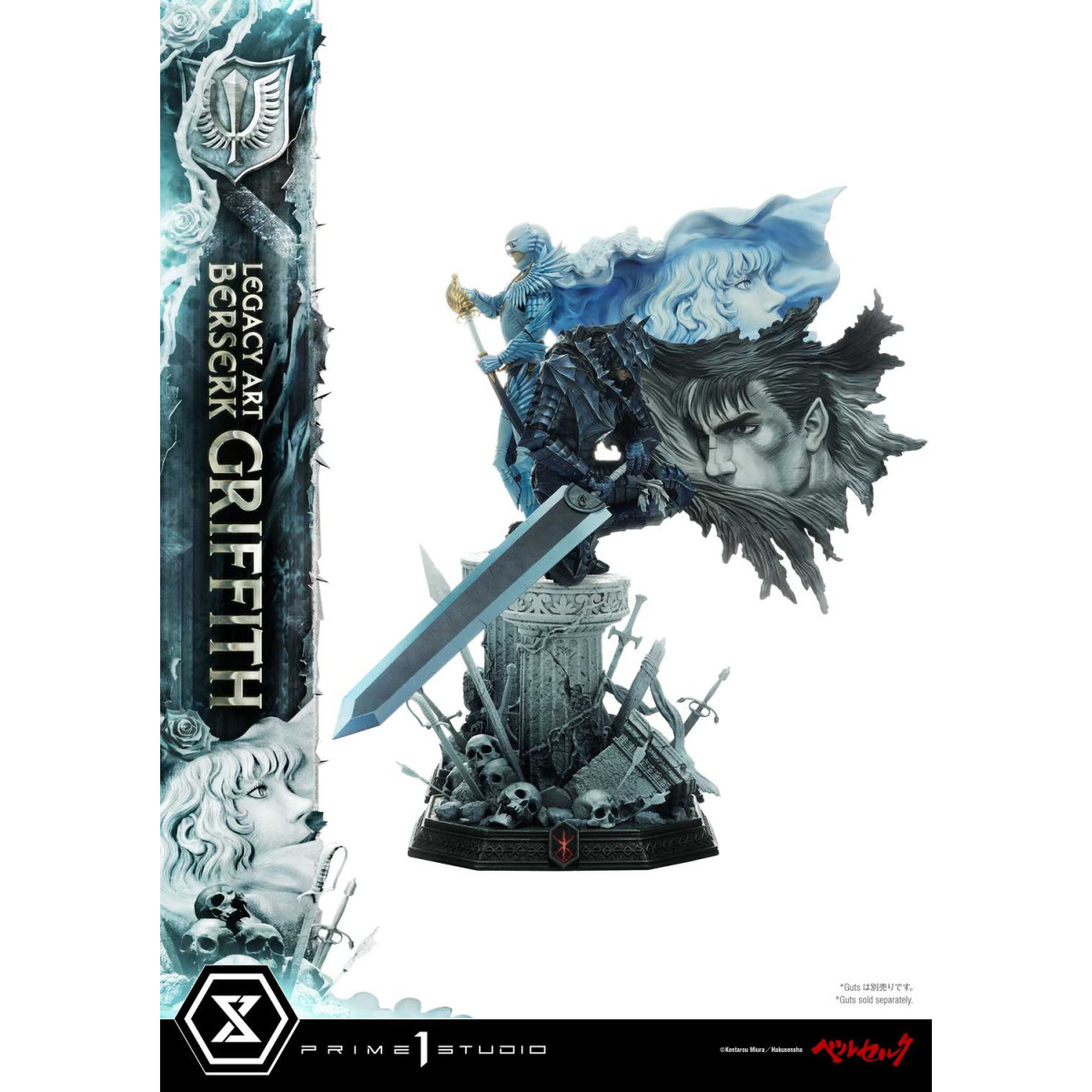 Prime 1 Studio Berserk - Kentaro Miura Legacy Art Berserker GRIFFITH Bonus Version 1/6 Scale Statue
