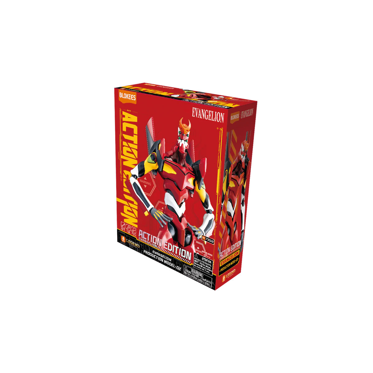 Blokees Evanglion - Action Edition Neon Genesis Evangelion Production Model-02 - Eva Unit 02