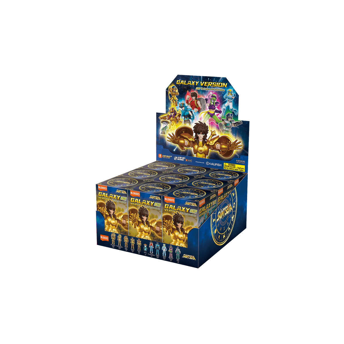 Blokees Saint Seiya - Galaxy Version 02 The Legacy of the Gold Saints - Assortment of 9 model kits