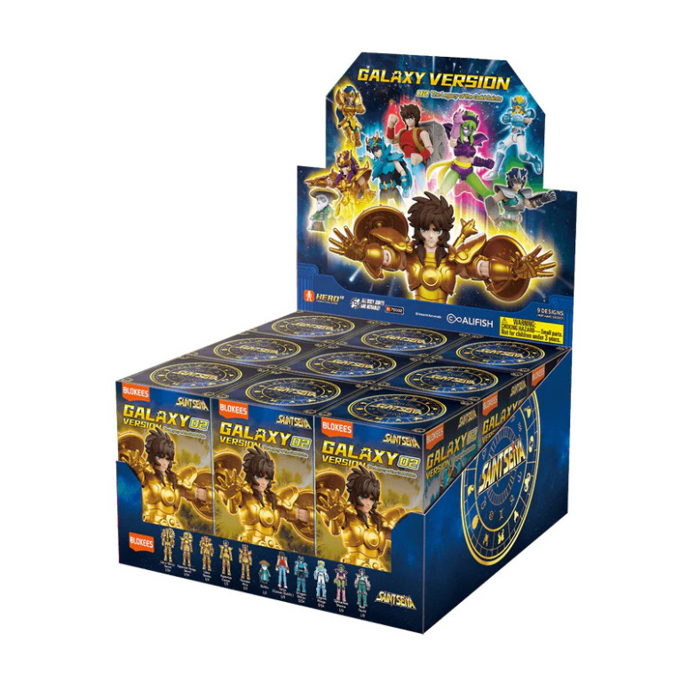 Blokees Saint Seiya - Galaxy Version 02 The Legacy of the Gold Saints - Assortment of 9 model kits