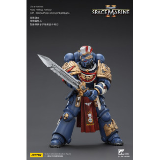 JoyToy - Space Marines II - Ultramarines - Relic Primus Armour with Plasma Pistol and Combat Blade 1/18