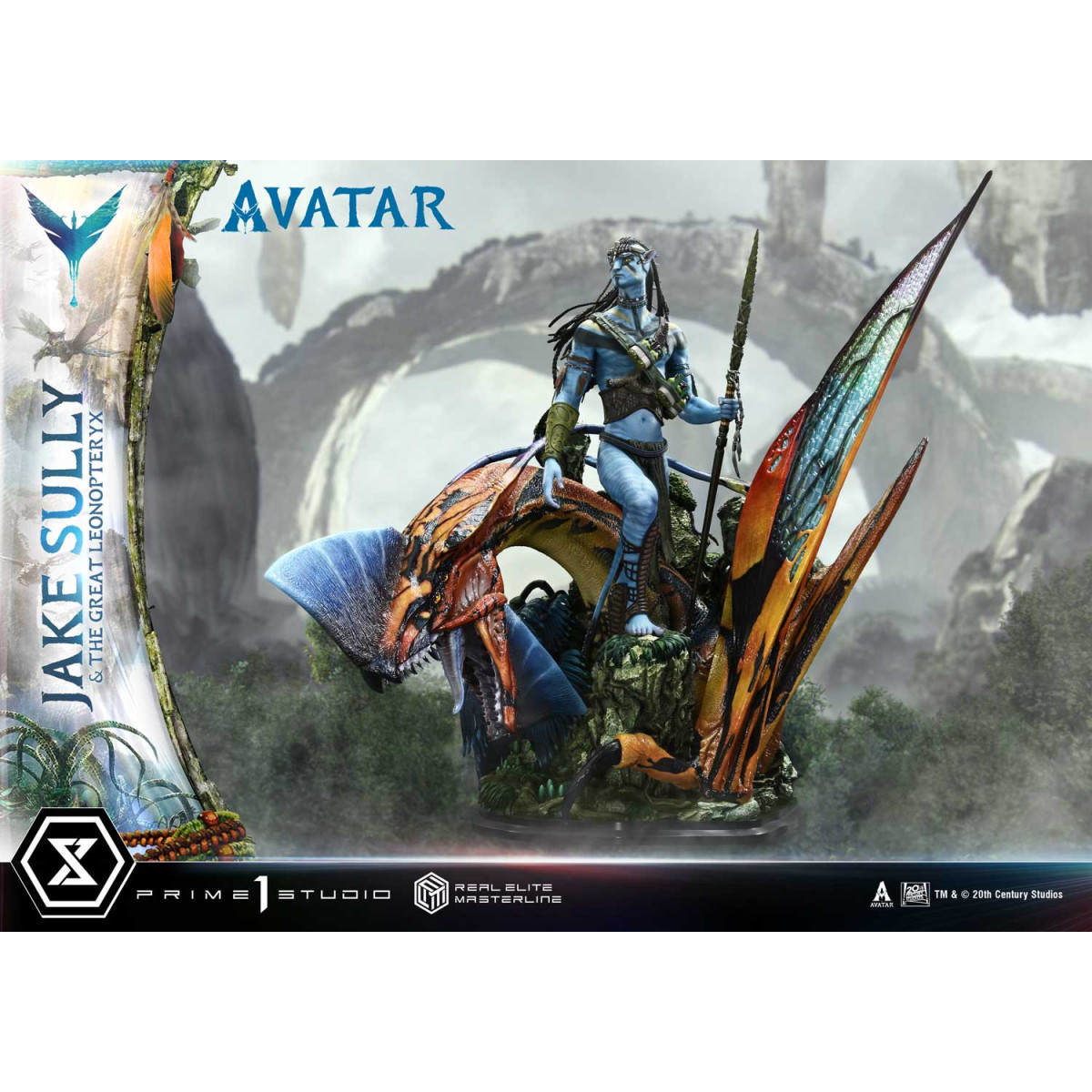 Prime 1 Studio Avatar - Jake Sully & The Great Leonopteryx Deluxe Bonus Version 1/4