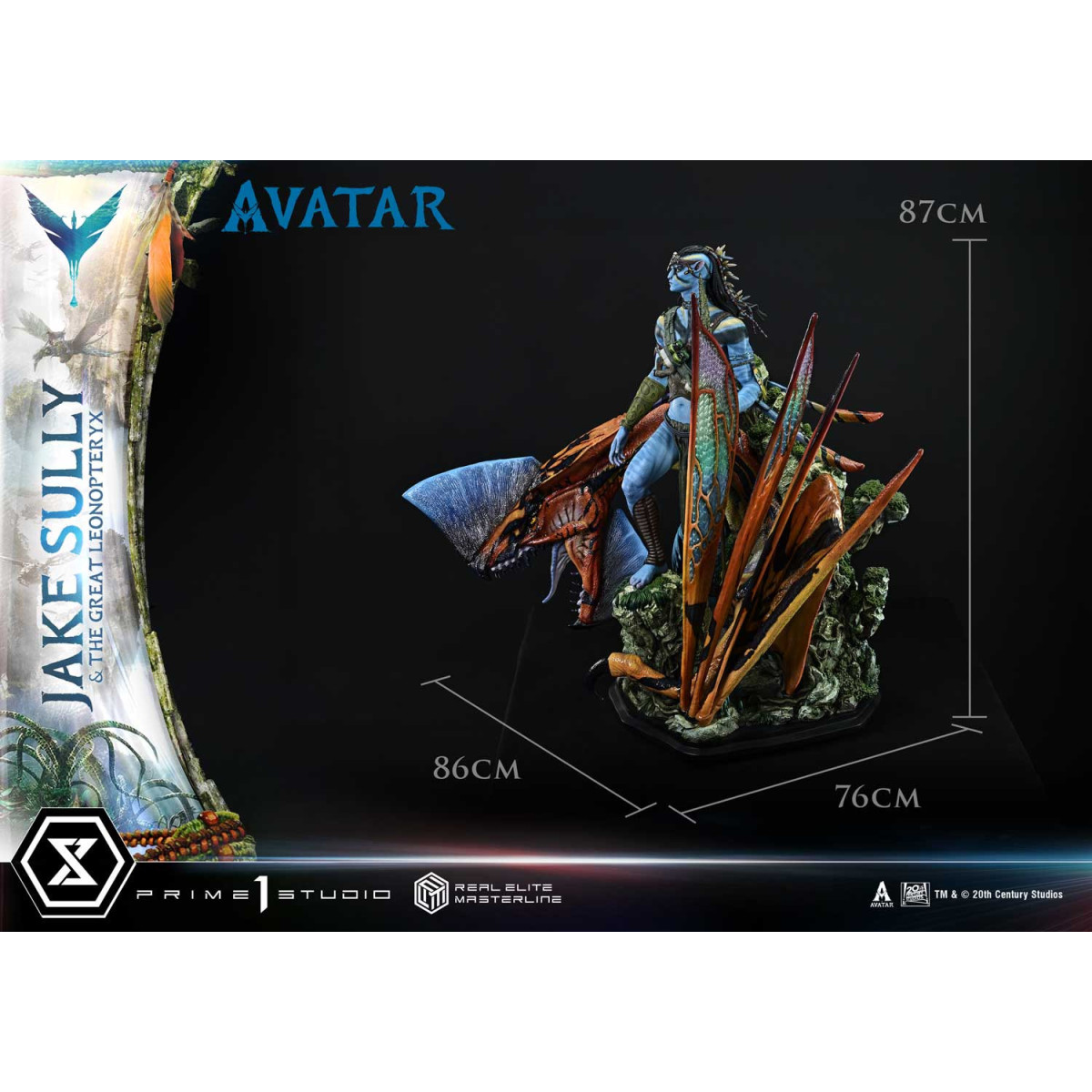 Prime 1 Studio Avatar - Jake Sully & The Great Leonopteryx Deluxe Bonus Version 1/4