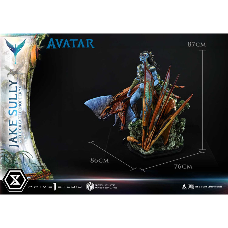 Prime 1 Studio Avatar - Jake Sully & The Great Leonopteryx Deluxe Bonus Version 1/4