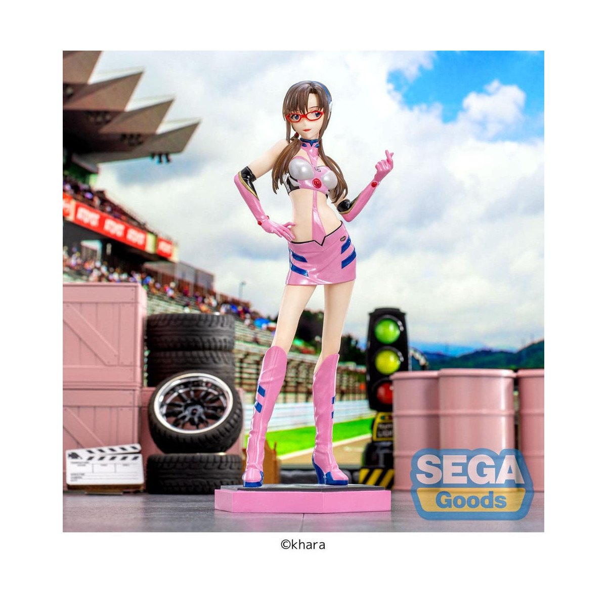 SEGA Goods Luminasta - Mari Makinami Illustrious Pit Walk - Neon Genesis Evangelion RACING
