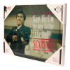 SD Toys - Scarface say Hello" glass poster