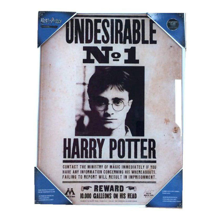 SD Toys - Harry Potter glass poster "Undesirable No. 1
