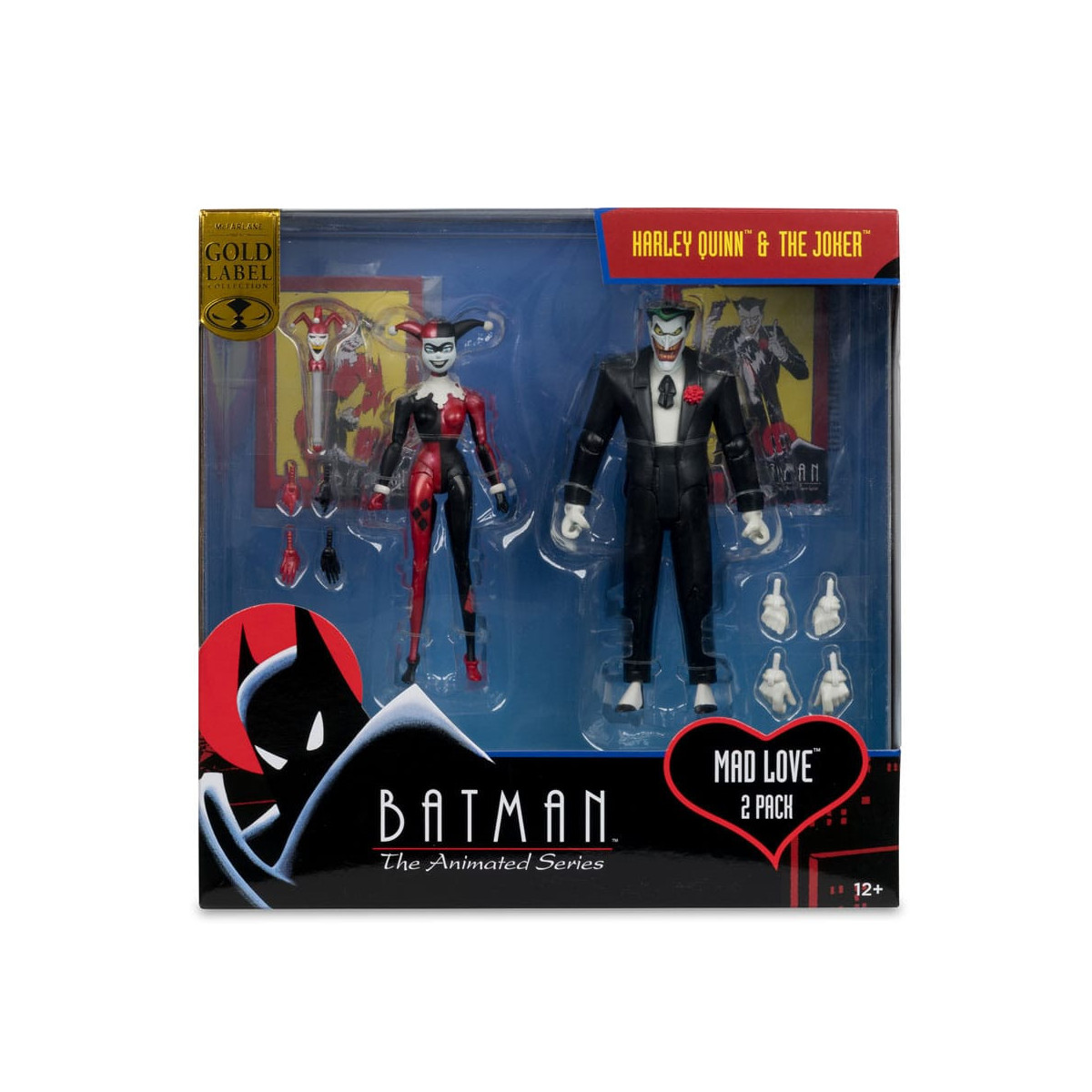 Mc Farlane DC Direct - Harley Quinn & The Joker (Mad Love) (Gold Label) - Batman: The Animated Series 1992