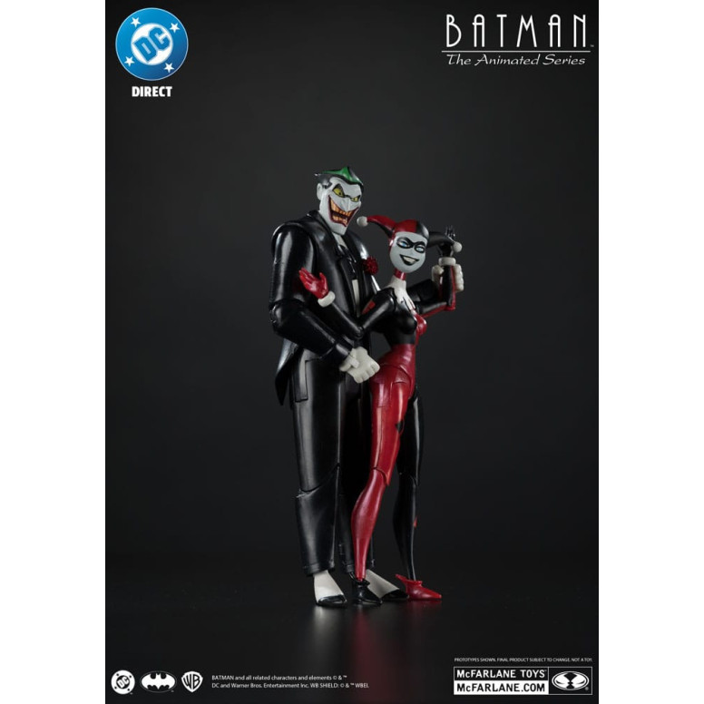 Mc Farlane DC Direct - Harley Quinn & The Joker (Mad Love) (Gold Label) - Batman: The Animated Series 1992