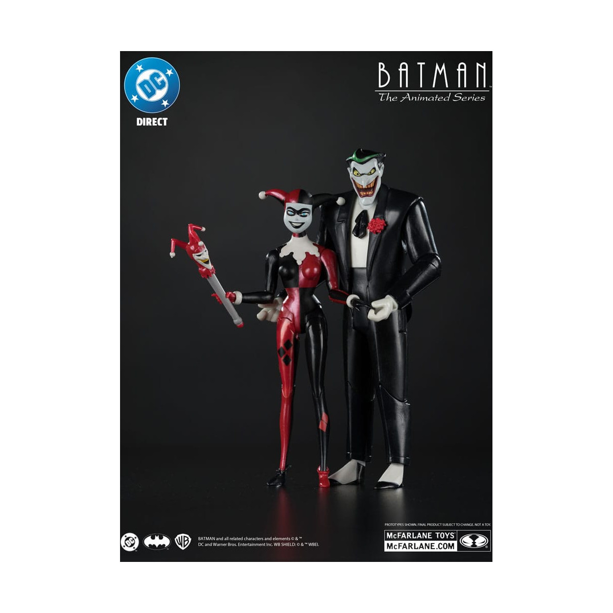 Mc Farlane DC Direct - Harley Quinn & The Joker (Mad Love) (Gold Label) - Batman: The Animated Series 1992