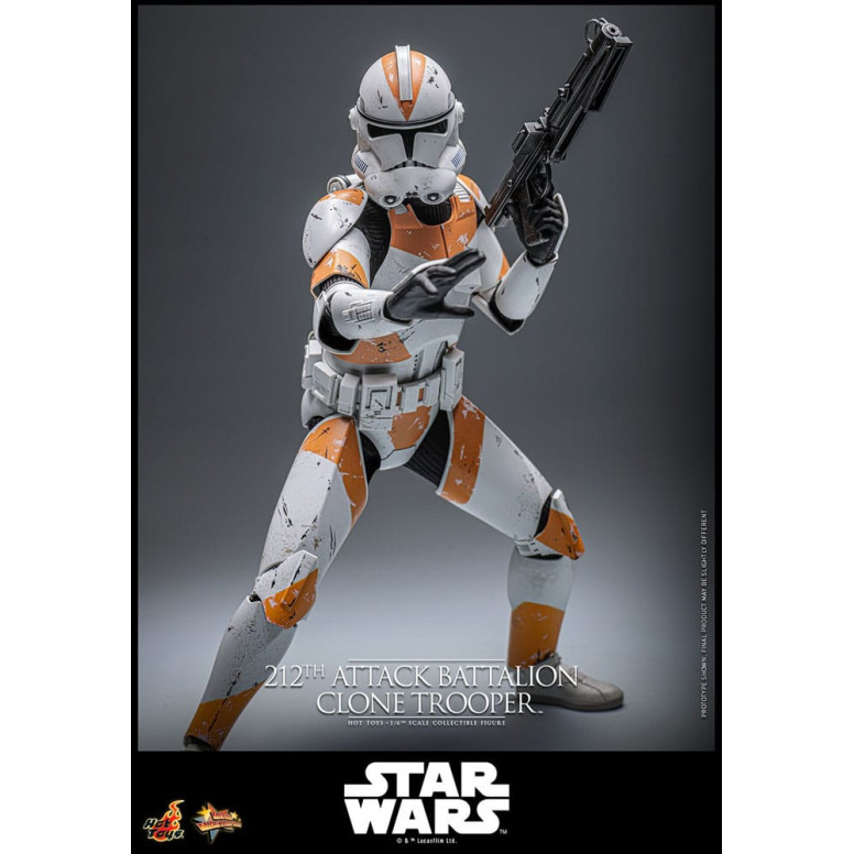 Hot Toys Star Wars - 104th Battalion Wolfpack Clone Trooper Deluxe Version - The Clone Wars 1/6 Figurine