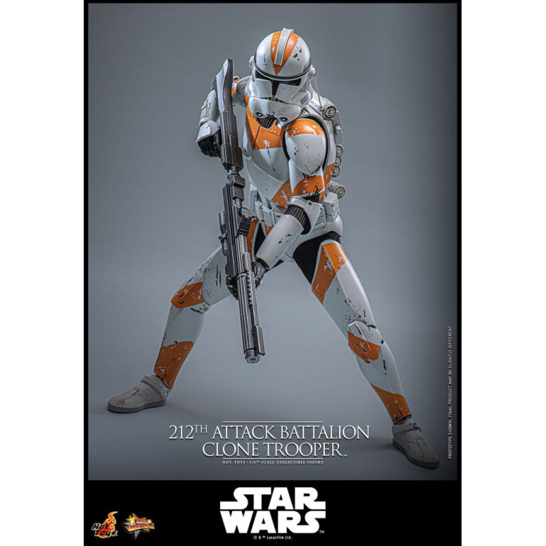 Hot Toys Star Wars - 104th Battalion Wolfpack Clone Trooper Deluxe Version - The Clone Wars 1/6 Figurine