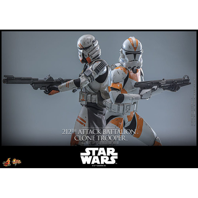 Hot Toys Star Wars - 104th Battalion Wolfpack Clone Trooper Deluxe Version - The Clone Wars 1/6 Figurine