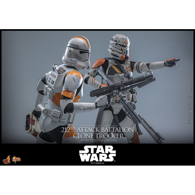 Hot Toys Star Wars - 104th Battalion Wolfpack Clone Trooper Deluxe Version - The Clone Wars 1/6 Figurine