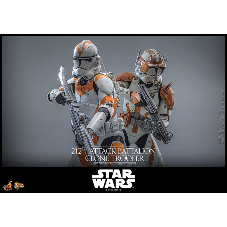 Hot Toys Star Wars - 104th Battalion Wolfpack Clone Trooper Deluxe Version - The Clone Wars 1/6 Figurine