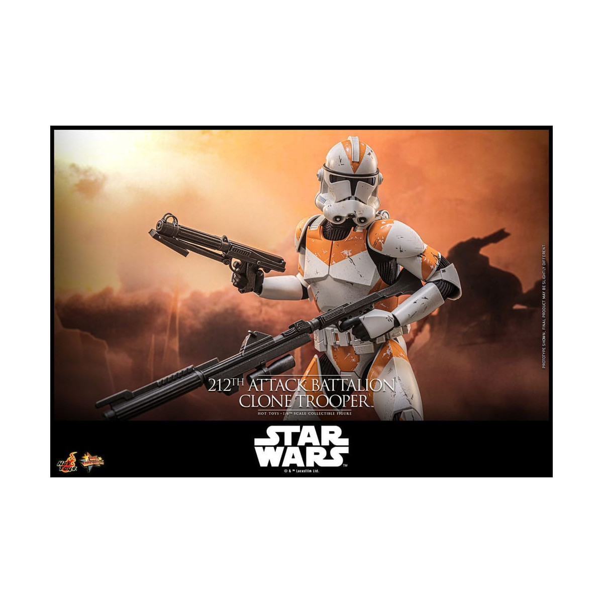 Hot Toys Star Wars - 212th Attack Battalion Clone Trooper Deluxe Version - The Clone Wars 1/6