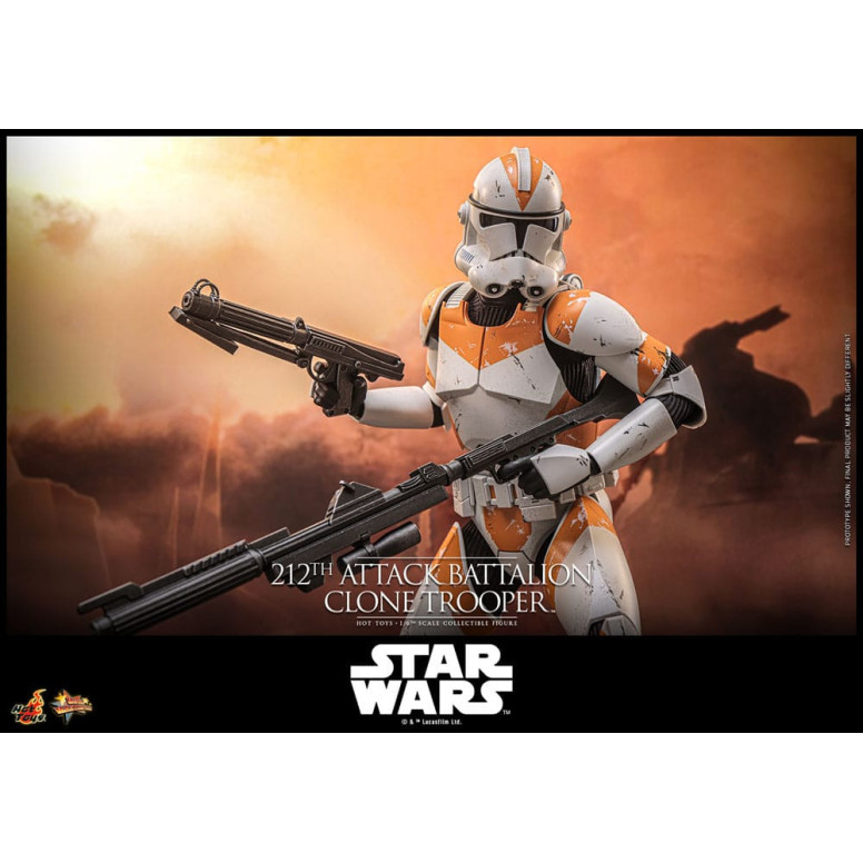 Hot Toys Star Wars - 212th Attack Battalion Clone Trooper Deluxe Version - The Clone Wars 1/6
