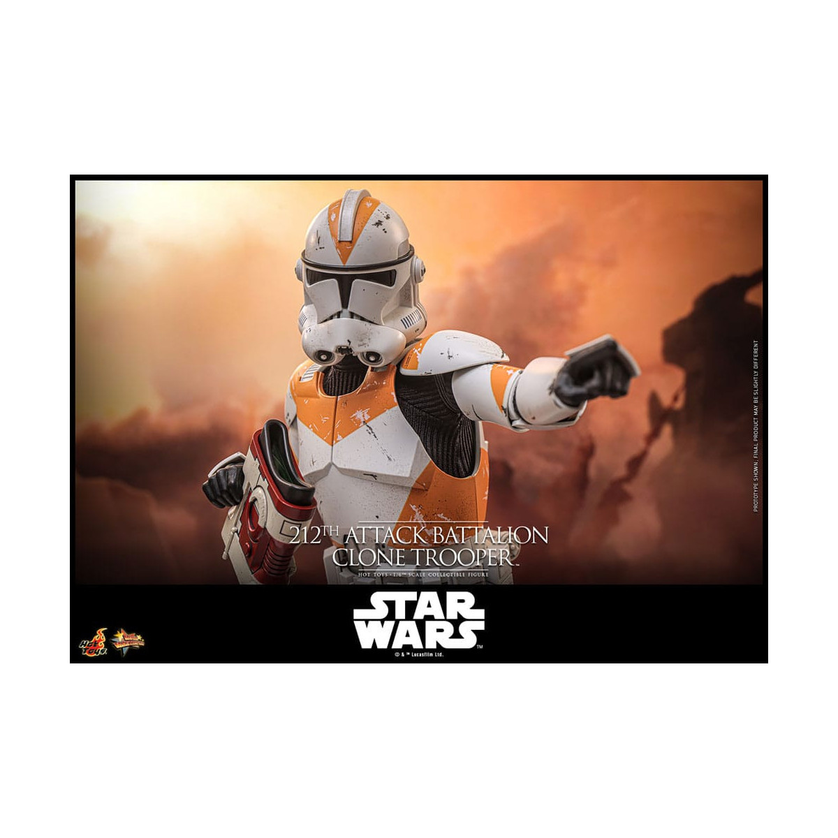 Hot Toys Star Wars - 212th Attack Battalion Clone Trooper Deluxe Version - The Clone Wars 1/6