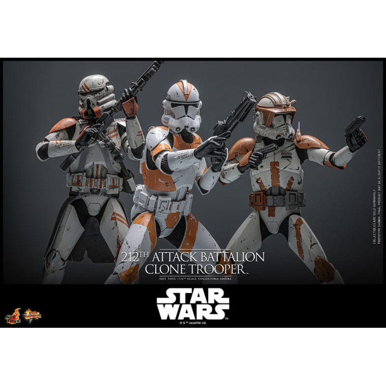 Hot Toys Star Wars - 212th Attack Battalion Clone Trooper Deluxe Version - The Clone Wars 1/6