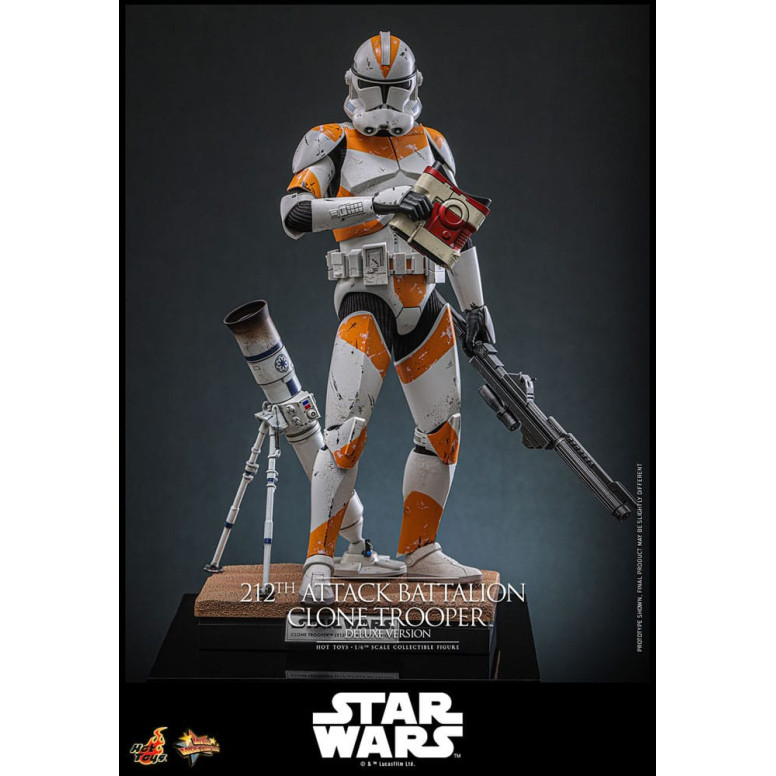 Hot Toys Star Wars - 212th Attack Battalion Clone Trooper Deluxe Version - The Clone Wars 1/6