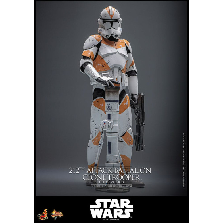 Hot Toys Star Wars - 212th Attack Battalion Clone Trooper Deluxe Version - The Clone Wars 1/6