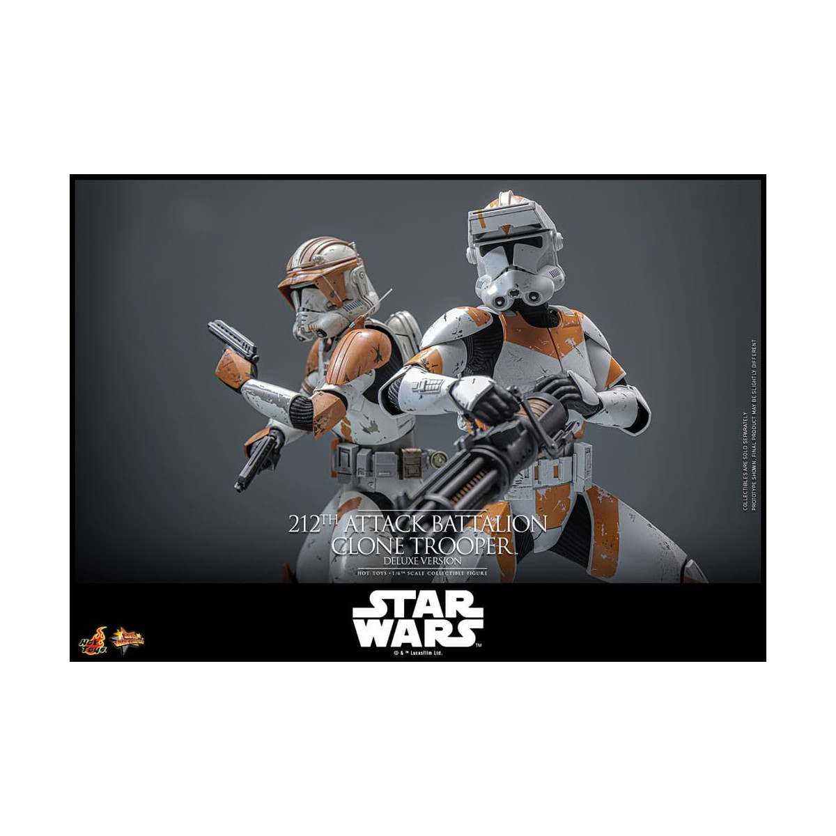 Hot Toys Star Wars - 212th Attack Battalion Clone Trooper Deluxe Version - The Clone Wars 1/6
