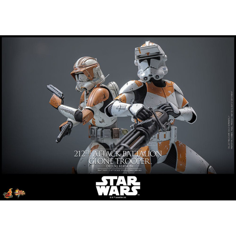 Hot Toys Star Wars - 212th Attack Battalion Clone Trooper Deluxe Version - The Clone Wars 1/6