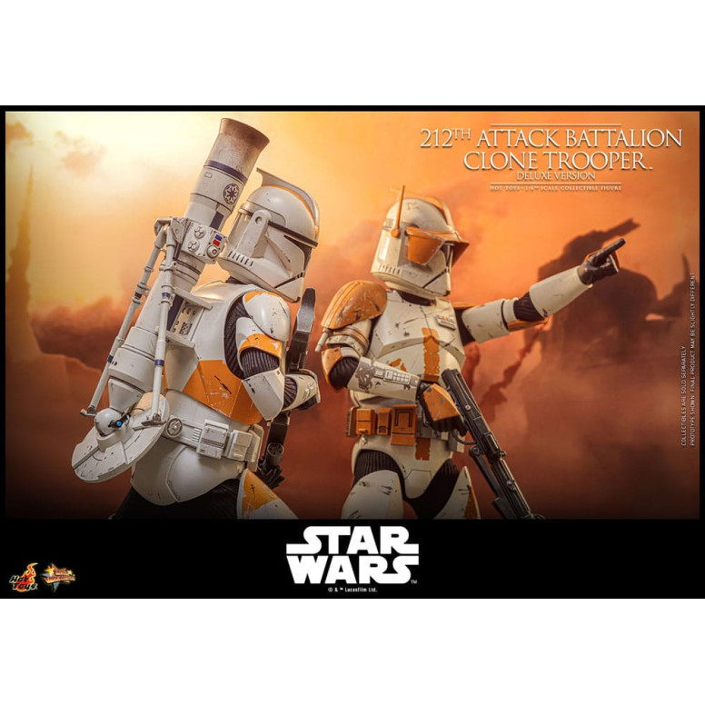 Hot Toys Star Wars - 212th Attack Battalion Clone Trooper Deluxe Version - The Clone Wars 1/6