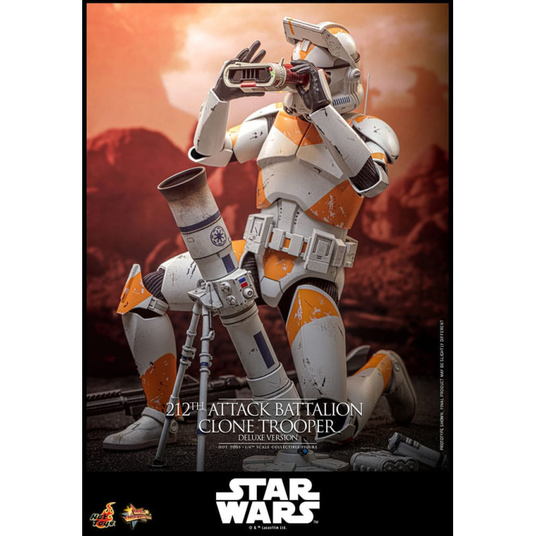Hot Toys Star Wars - 212th Attack Battalion Clone Trooper Deluxe Version - The Clone Wars 1/6