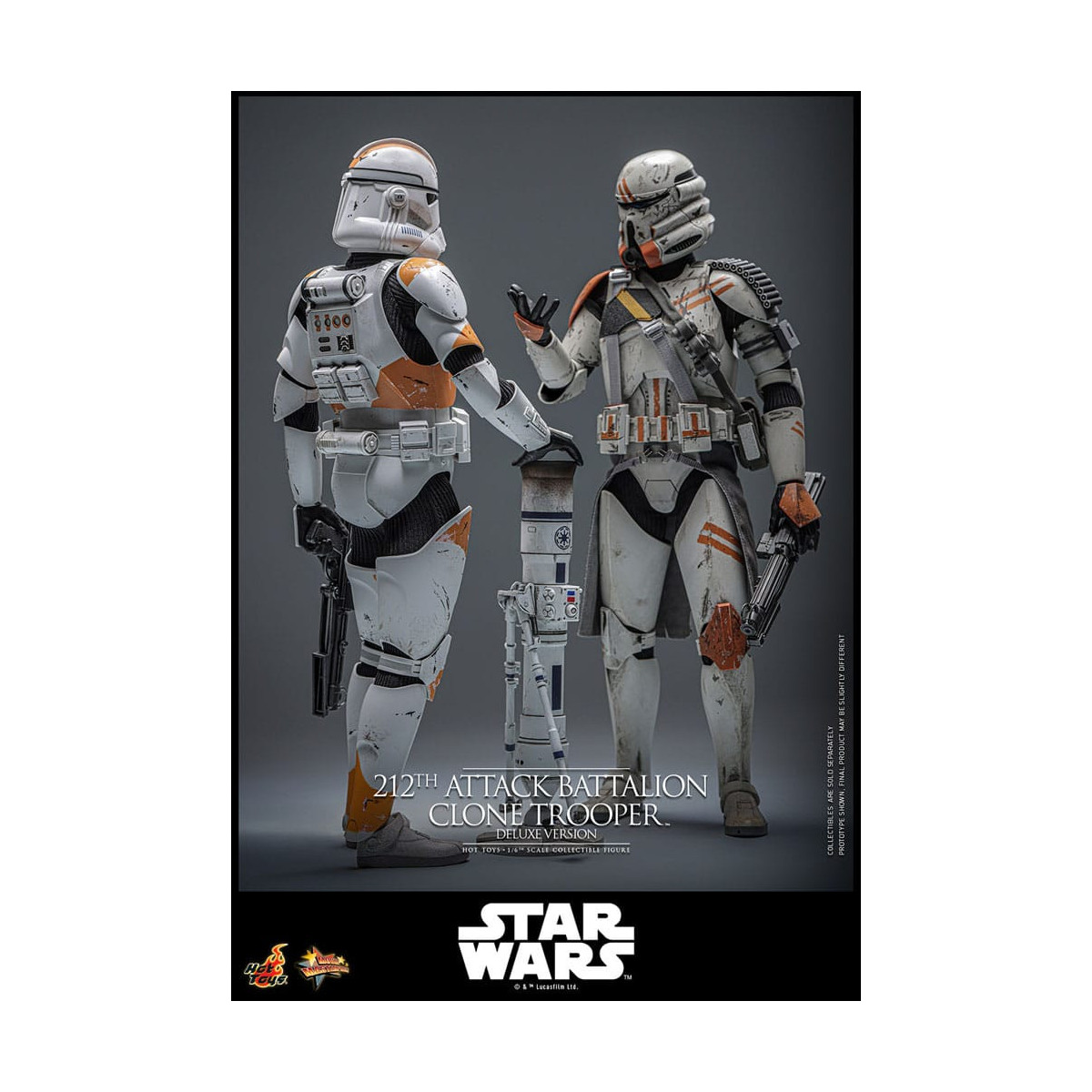 Hot Toys Star Wars - 212th Attack Battalion Clone Trooper Deluxe Version - The Clone Wars 1/6