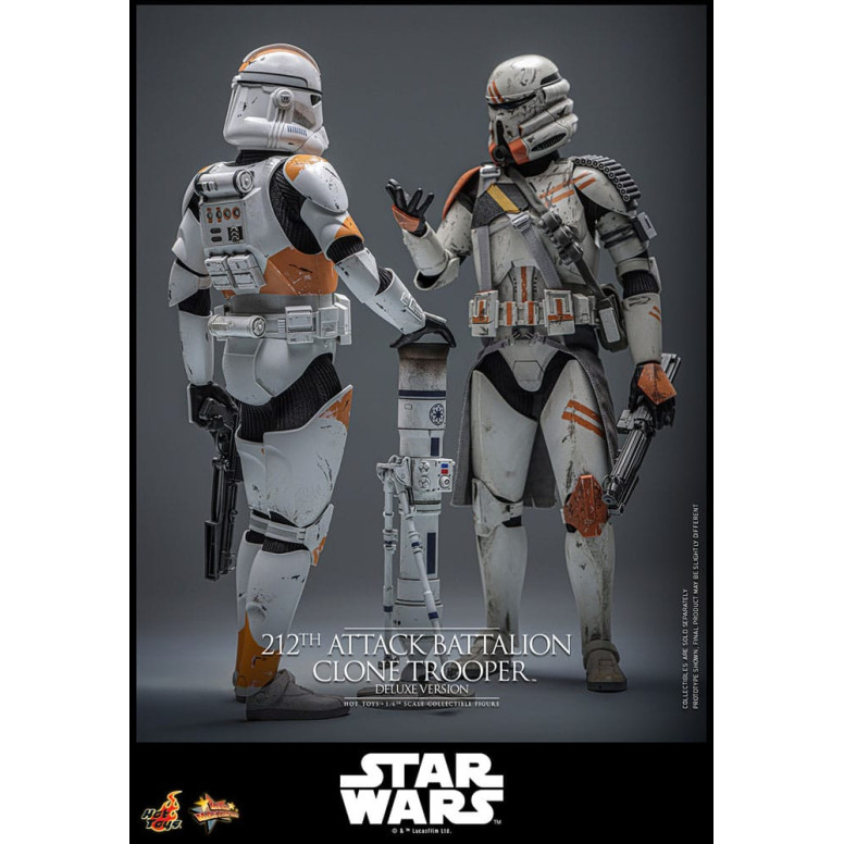 Hot Toys Star Wars - 212th Attack Battalion Clone Trooper Deluxe Version - The Clone Wars 1/6
