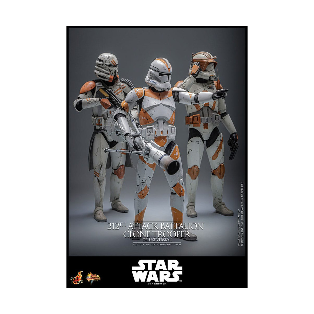 Hot Toys Star Wars - 212th Attack Battalion Clone Trooper Deluxe Version - The Clone Wars 1/6