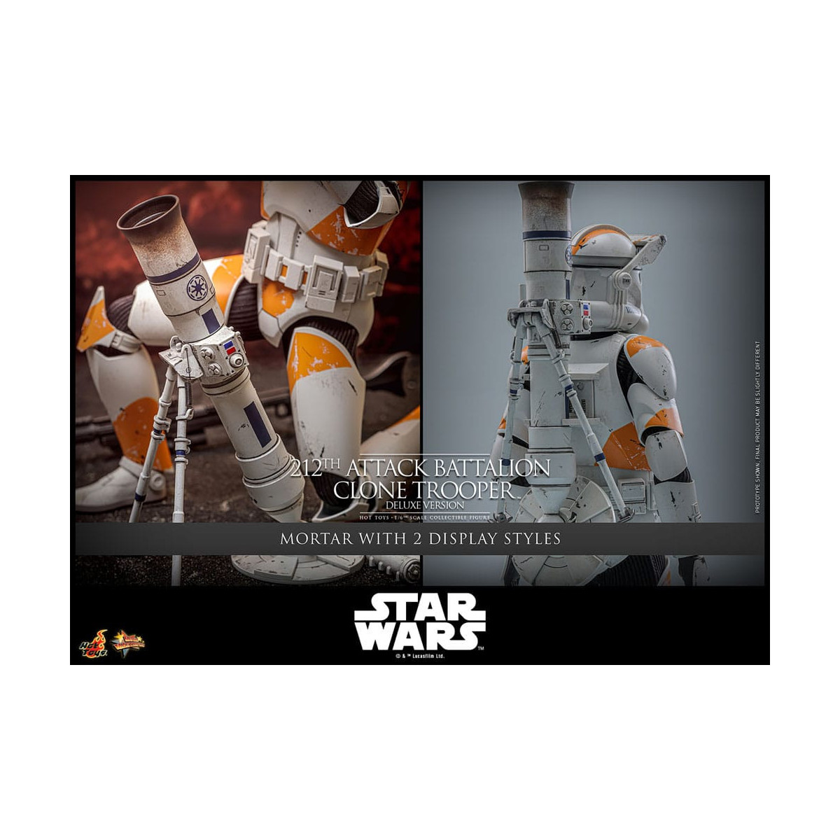 Hot Toys Star Wars - 212th Attack Battalion Clone Trooper Deluxe Version - The Clone Wars 1/6