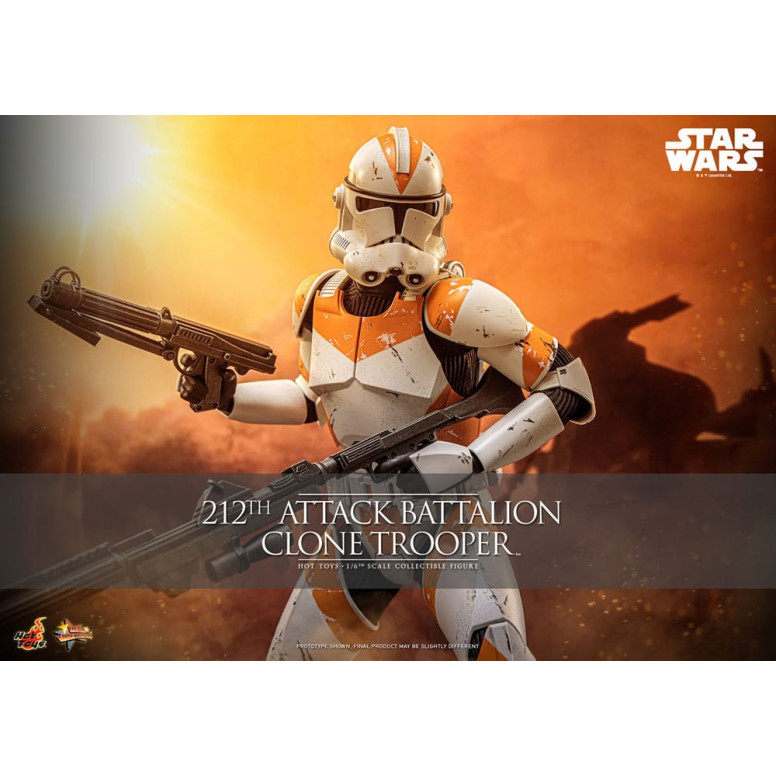 Hot Toys Star Wars - 212th Attack Battalion Clone Trooper Deluxe Version - The Clone Wars 1/6