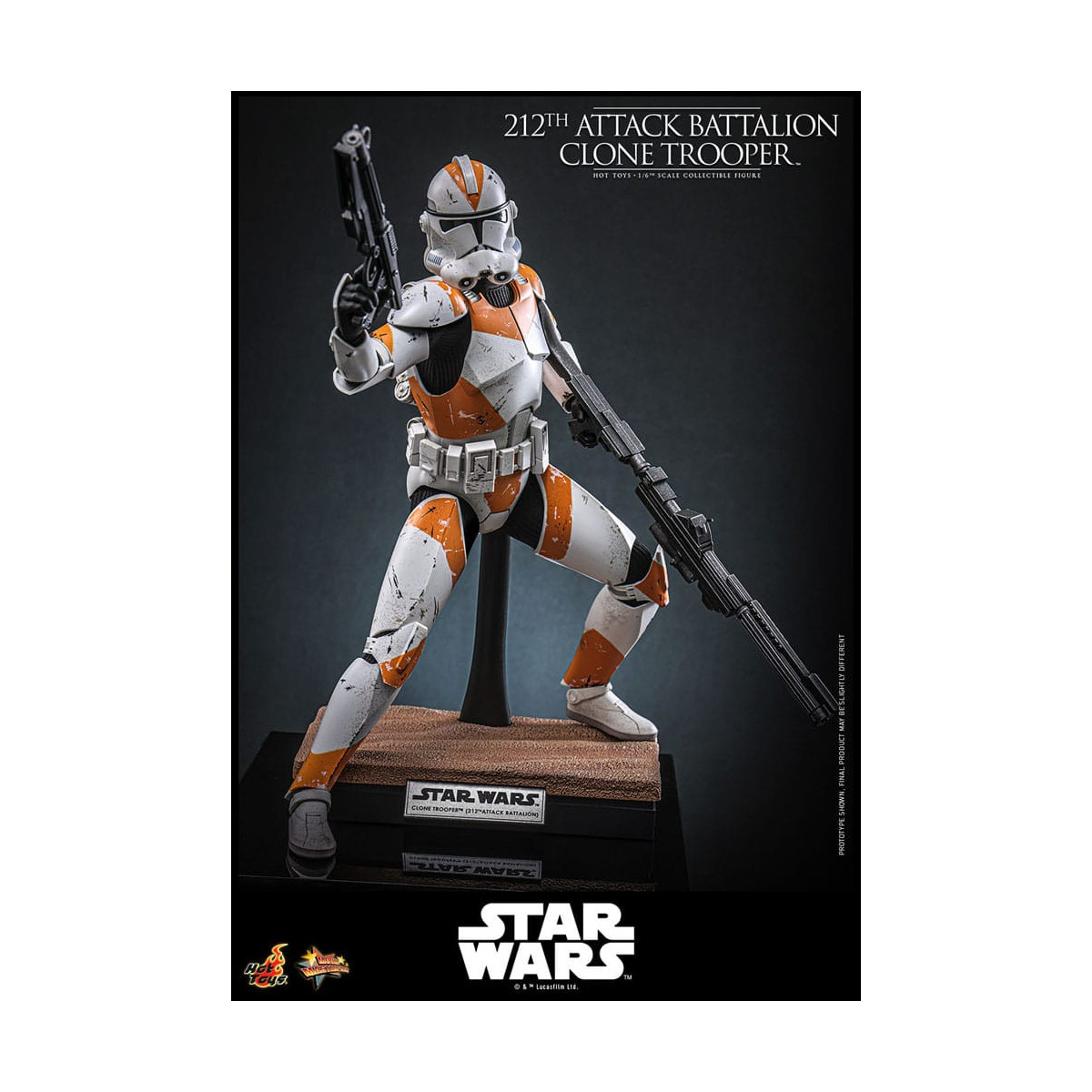 Hot Toys Star Wars - 212th Attack Battalion Clone Trooper Deluxe Version - The Clone Wars 1/6