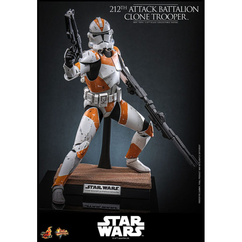 Hot Toys Star Wars - 212th Attack Battalion Clone Trooper Deluxe Version - The Clone Wars 1/6