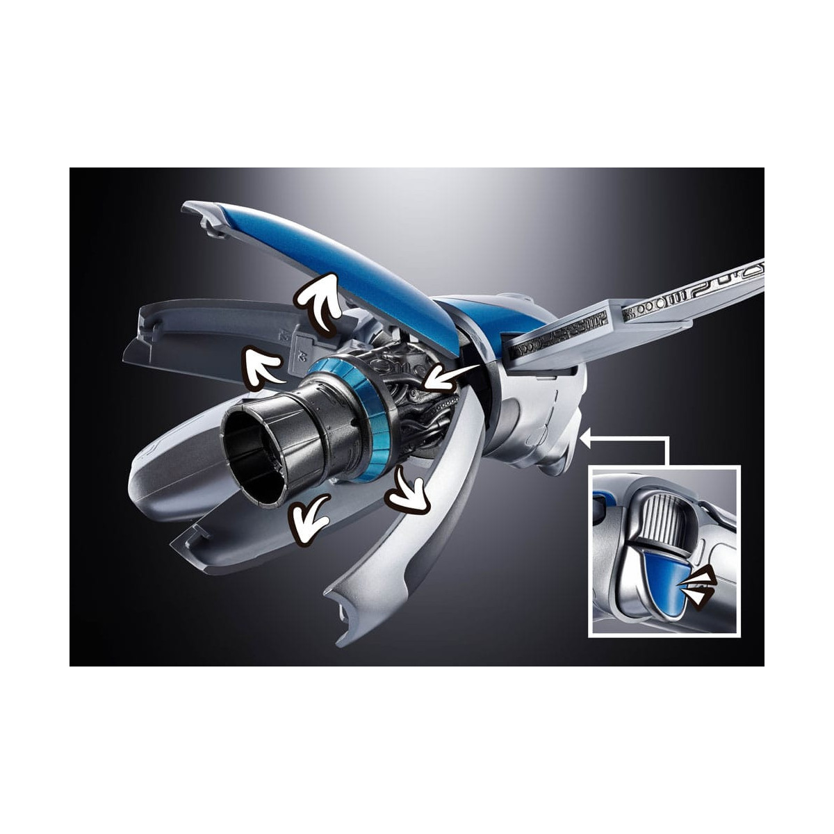 Tamashii Nations Chogokin Astro Bot - Astro Bot & Dual Speeder