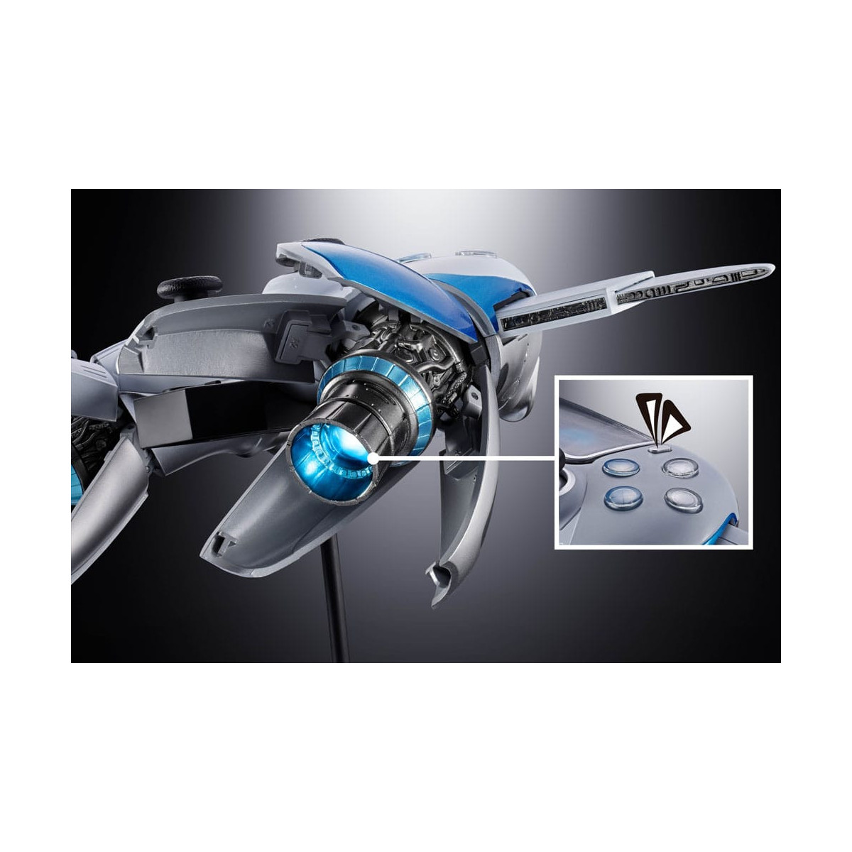 Tamashii Nations Chogokin Astro Bot - Astro Bot & Dual Speeder