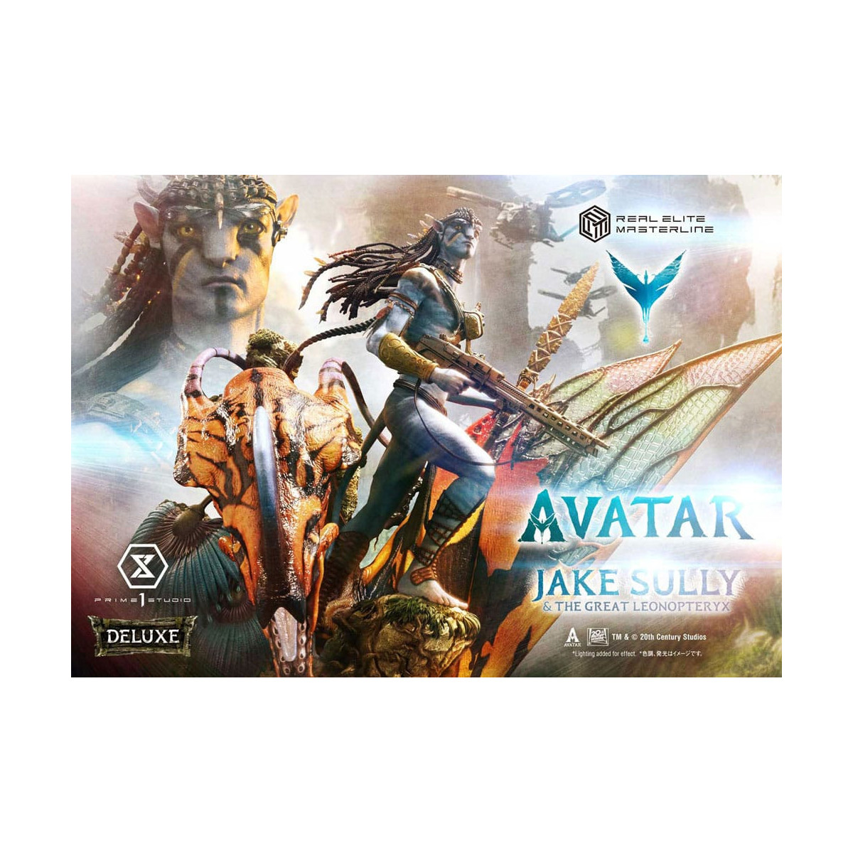 Prime 1 Studio Avatar - Jake Sully & The Great Leonopteryx Deluxe Version 1/4