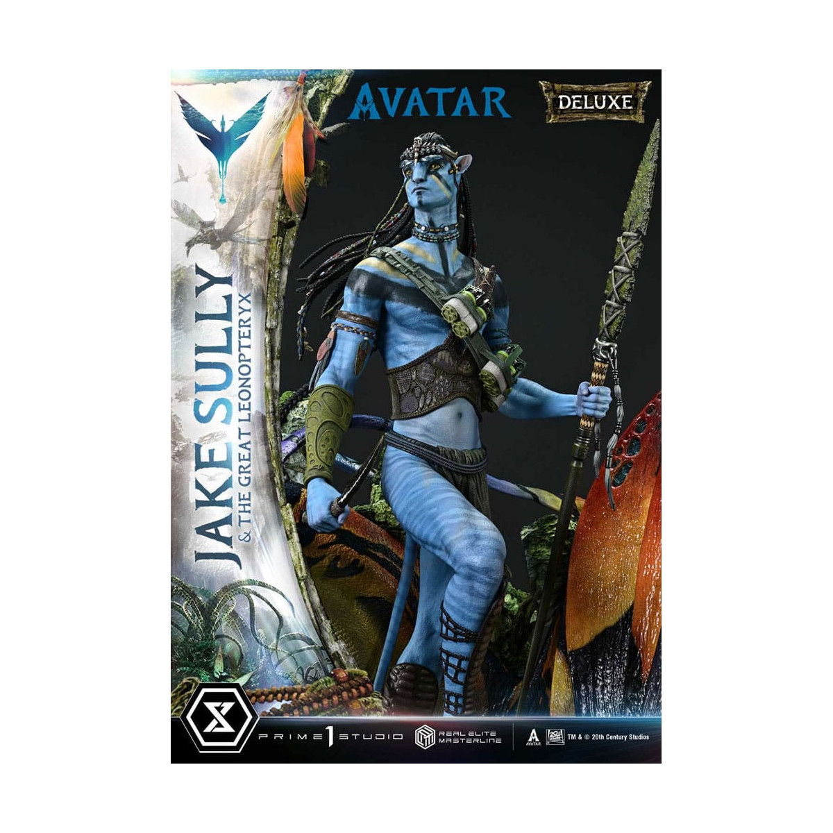 Prime 1 Studio Avatar - Jake Sully & The Great Leonopteryx Deluxe Version 1/4