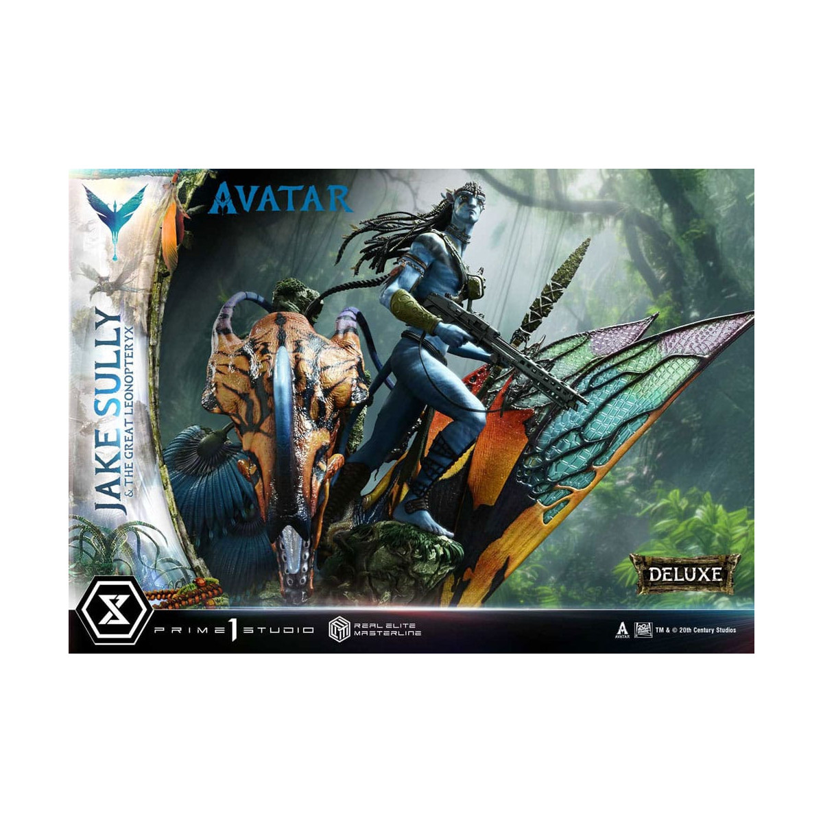 Prime 1 Studio Avatar - Jake Sully & The Great Leonopteryx Deluxe Version 1/4
