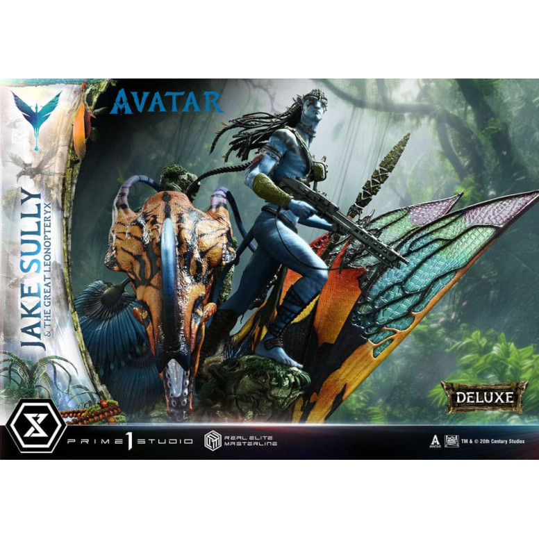 Prime 1 Studio Avatar - Jake Sully & The Great Leonopteryx Deluxe Version 1/4