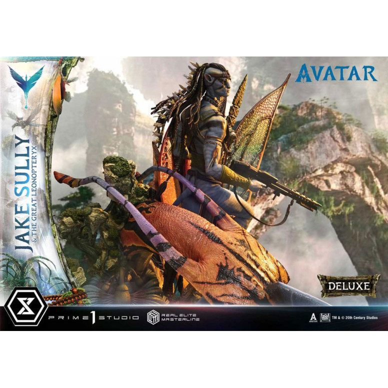 Prime 1 Studio Avatar - Jake Sully & The Great Leonopteryx Deluxe Version 1/4