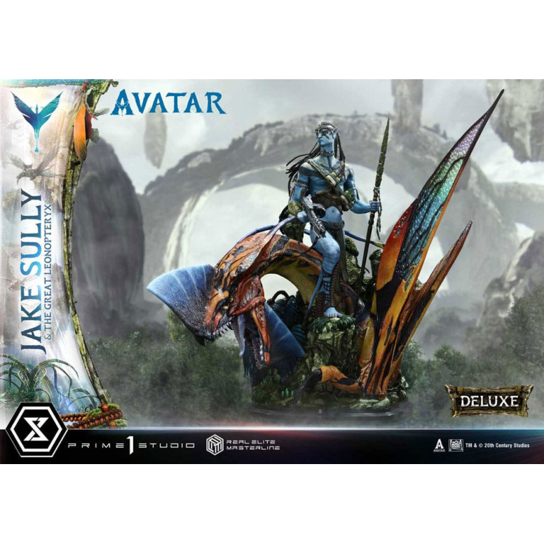 Prime 1 Studio Avatar - Jake Sully & The Great Leonopteryx Deluxe Version 1/4