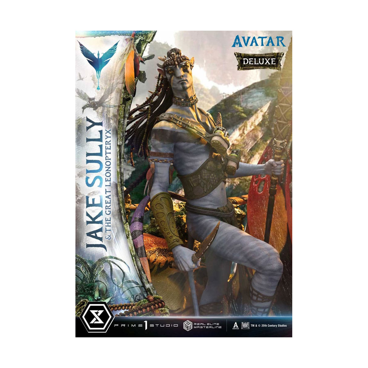Prime 1 Studio Avatar - Jake Sully & The Great Leonopteryx Deluxe Version 1/4