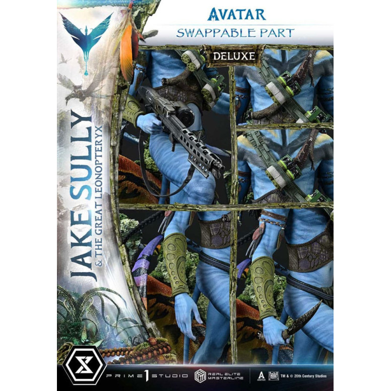 Prime 1 Studio Avatar - Jake Sully & The Great Leonopteryx Deluxe Version 1/4