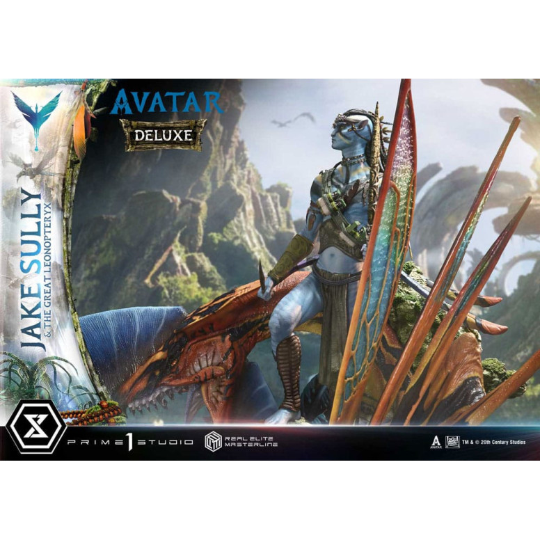 Prime 1 Studio Avatar - Jake Sully & The Great Leonopteryx Deluxe Version 1/4