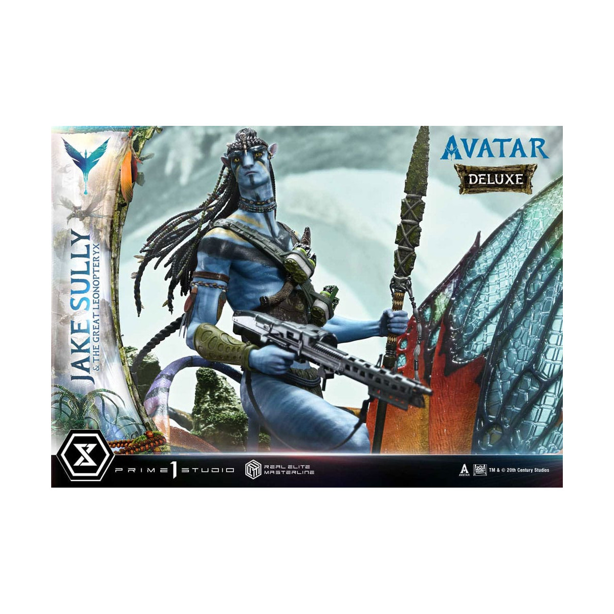 Prime 1 Studio Avatar - Jake Sully & The Great Leonopteryx Deluxe Version 1/4