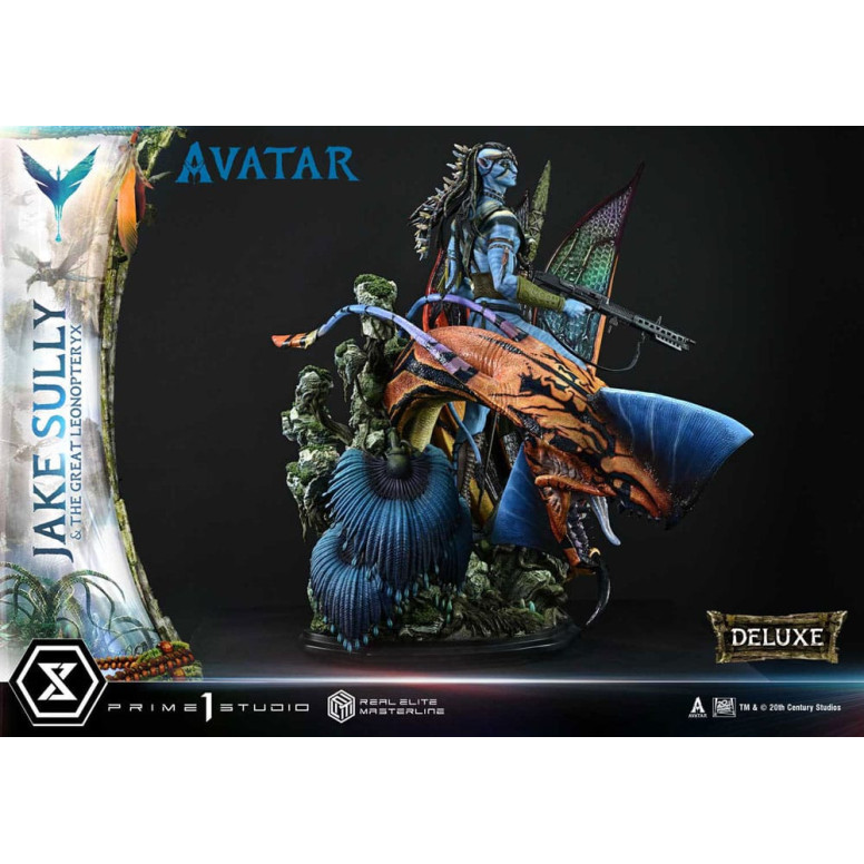 Prime 1 Studio Avatar - Jake Sully & The Great Leonopteryx Deluxe Version 1/4